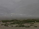 Tibet Kailash 05 To Tirthapuri 04 Darchen Our first rainy view We then drove to the turnoff to Darchen and watched the rain come in. We had initially planned to start the Kailash Kora today, but the weather was so bad we decided to delay it until later.